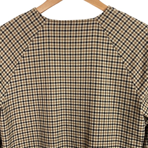 Who What Wear Houndstooth Bomber Jacket - Picture 7 of 13